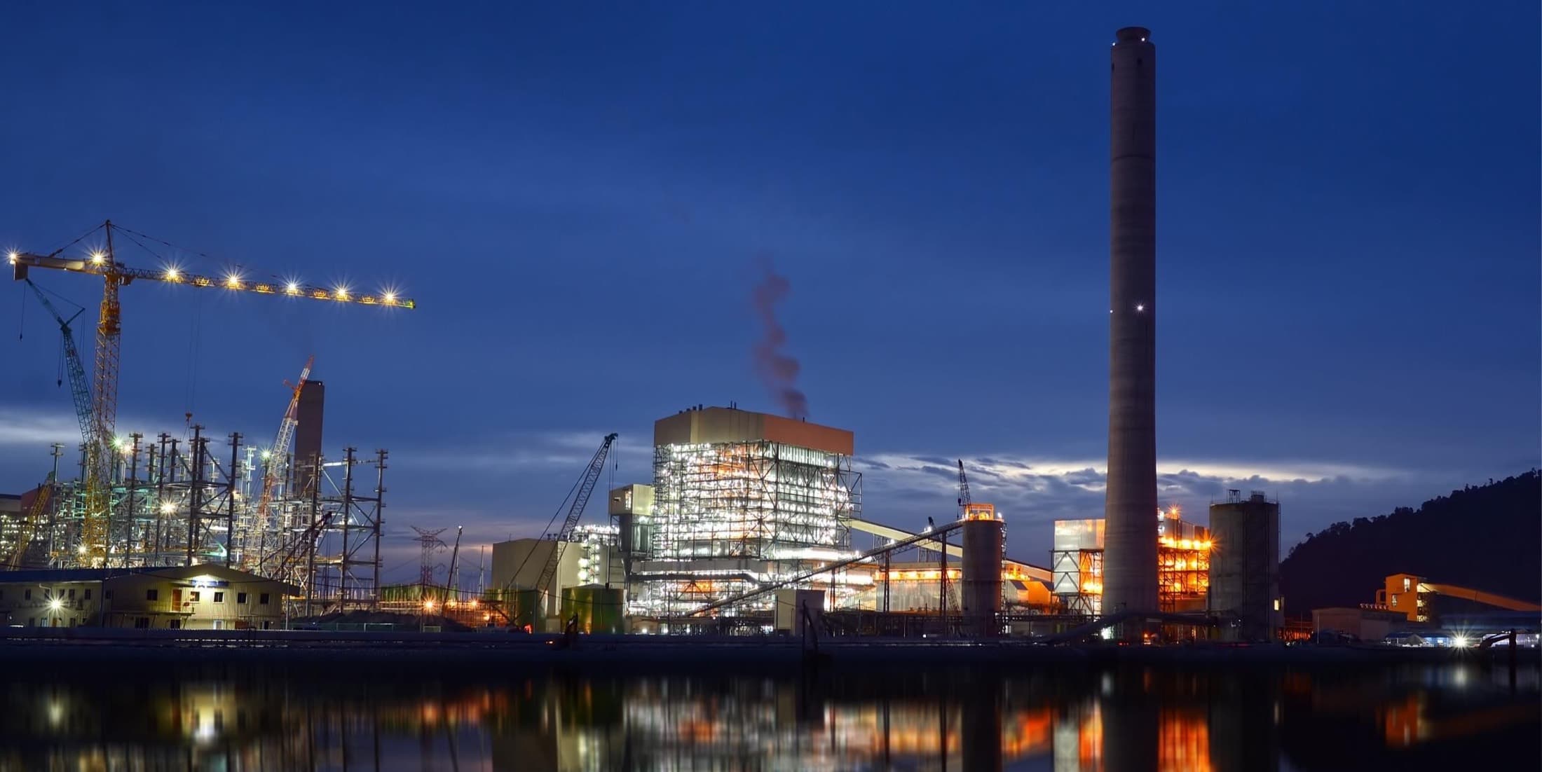 Night construction and industrial delivery environment representing documentation-backed execution.